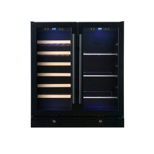 Load image into Gallery viewer, 30-inch Combination Beer and Wine Cooler with Low-E Glass Door