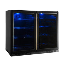 Load image into Gallery viewer, 39 Inch Under Counter Wine And Beer Fridge Combo