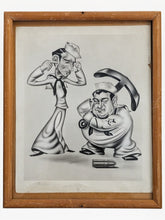 Load image into Gallery viewer, Abbott & Costello Caricature
