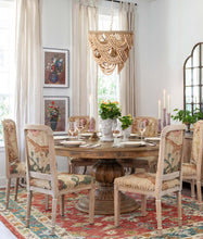 Load image into Gallery viewer, Boho Wood Beaded Chandelier
