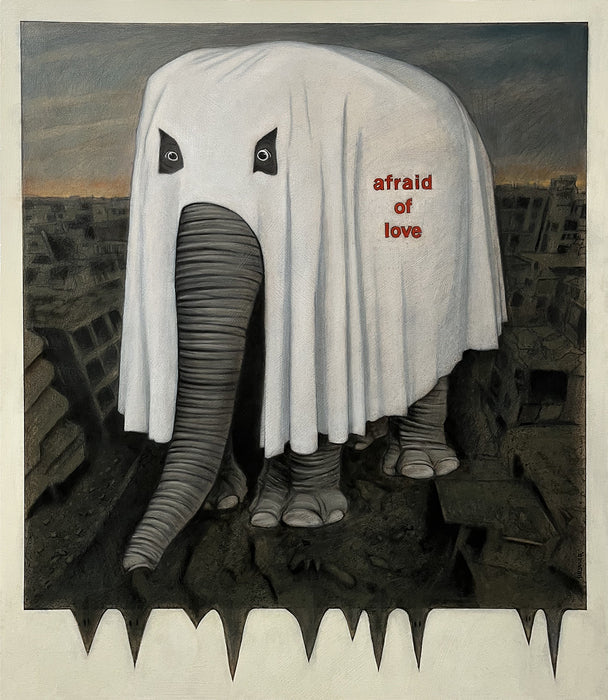 Cave Painting #23: African Elephant - Terry Brewer (Santa Fe, NM)