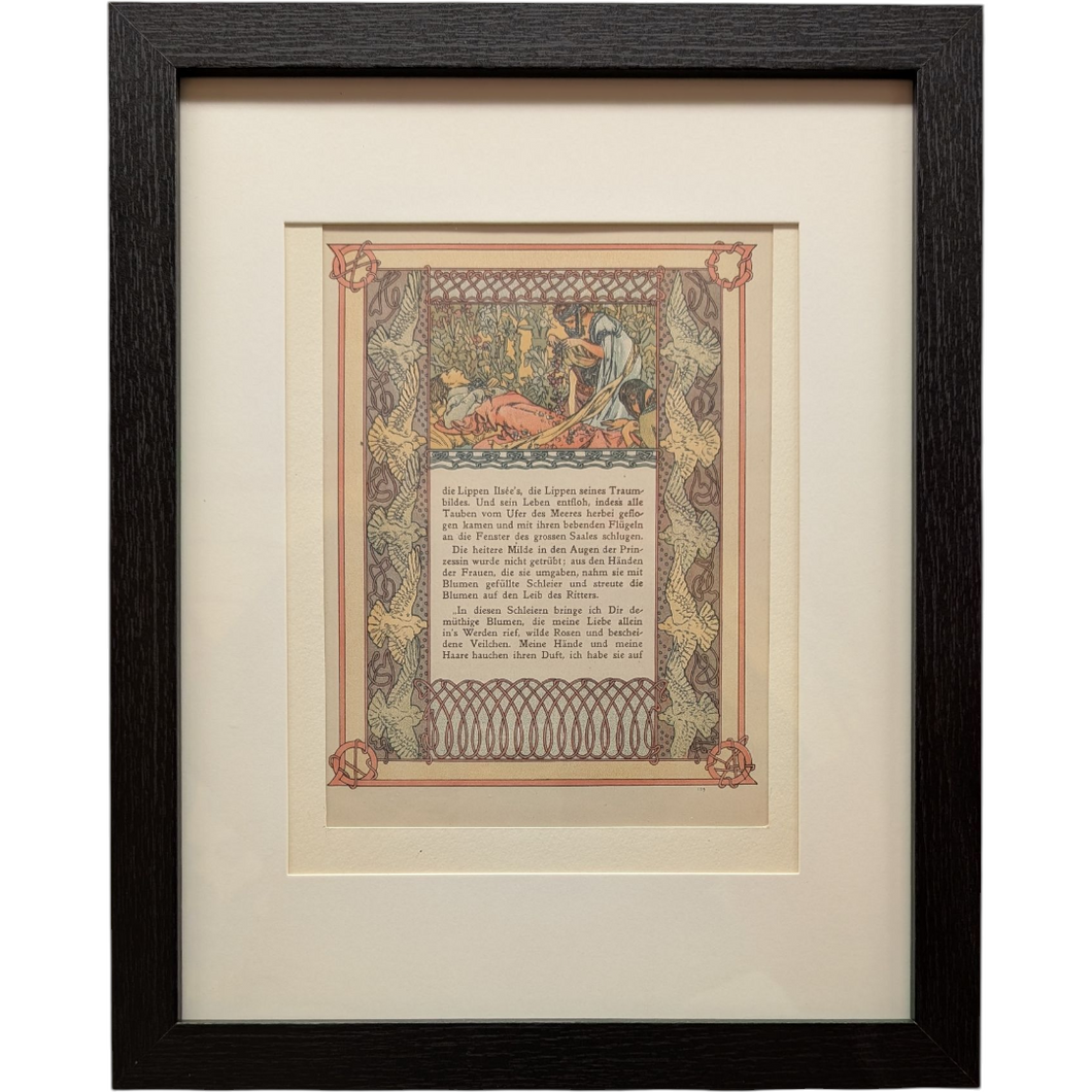 Alphonse Mucha Lithograph from Ilsée. Prinzessin von Tripolis (125-126)