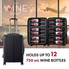 Load image into Gallery viewer, Wine Suitcase for Airplanes 12 Bottles With Wine Carrier Cases Bags, Gift For Wine Lovers
