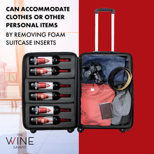 Load image into Gallery viewer, Wine Suitcase for Airplanes 12 Bottles With Wine Carrier Cases Bags, Gift For Wine Lovers
