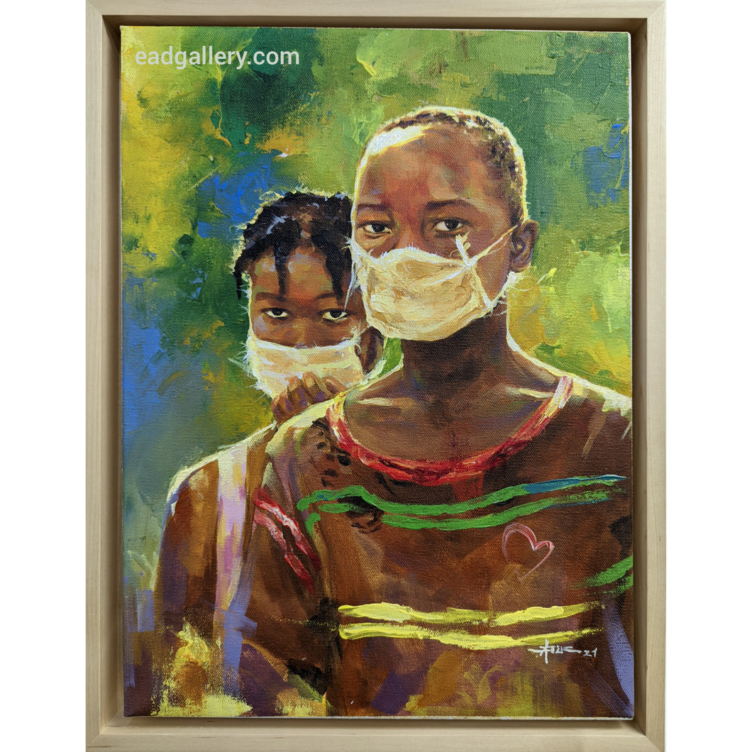 The Masks We Wear by Patrick Gono (Liberia)